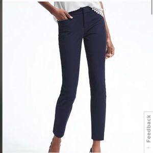 Banana Republic Navy Sloan Pants Sz 6